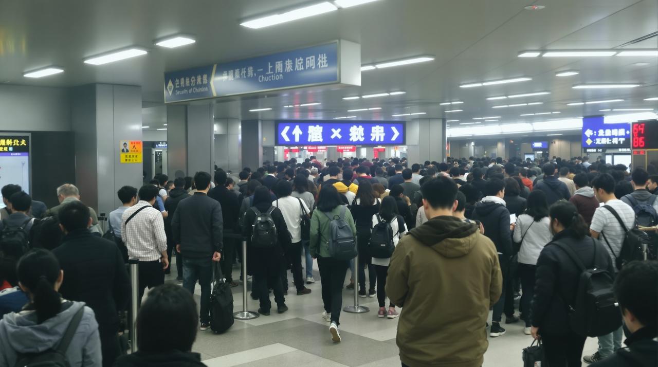某城市地铁冲突事件:乘客与安检员发生肢体冲突
